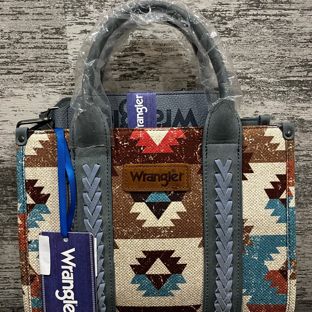 Wrangler Geometric Tote Bag